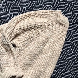 L.L.Bean cozy cable knit sweater